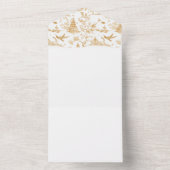 すべての結婚式の招待 オールインワン招待状 (内側)