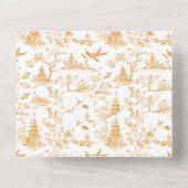 すべての結婚式の招待 オールインワン招待状 (裏面)