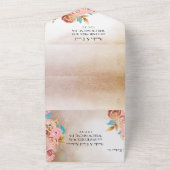 すべての結婚式の招待 オールインワン招待状 (外側)