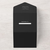 すべての結婚式の招待 オールインワン招待状 (外側)