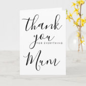 すべての編集可能なマムカードに感謝 カード (黄色い花)