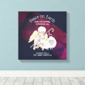 すべての羊飼いに対する地上の平和と親善 キャンバスプリント (インサイチュ (ウッドフロア))