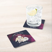 すべての羊飼いに対する地上の平和と親善 スクエアペーパーコースター (インサイチュ)