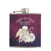 すべての羊飼いに対する地上の平和と親善 フラスク (正面)