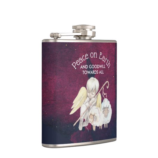 すべての羊飼いに対する地上の平和と親善 フラスク (右)