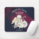 すべての羊飼いに対する地上の平和と親善 マウスパッド (マウス)