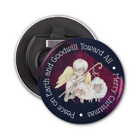 すべての羊飼いに対する地上の平和と親善 栓抜き (正面)