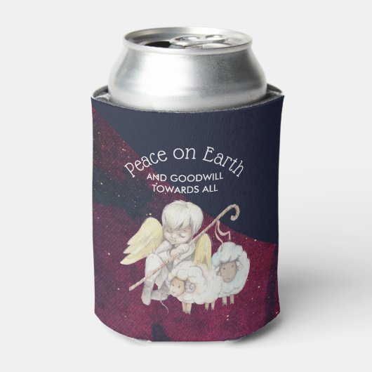 すべての羊飼いに対する地上の平和と親善 缶クーラー (缶正面)