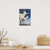 すべての羊、オヴィスダリ、エウェと子羊 ポスター (キッチン)