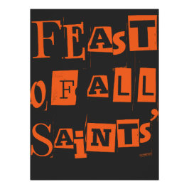 すべての聖人のカトリック聖人ハロウィーンの饗宴 ポスター