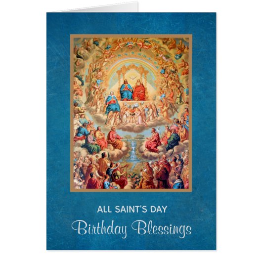 すべての聖人の交わり記念日 お誕生日おめでとう (正面)