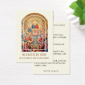 すべての聖人の日祈りの言葉伝統的神聖カード (デスク)