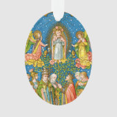 すべての聖人はThe Adore (VVP OO2)と文字楕円 オーナメント (正面)