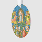 すべての聖人はThe Adore (VVP OO2)と文字楕円 オーナメント (正面)