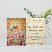 すべての聖人日の饗宴の日パーティーお祝い 招待状 (スタンド正面)