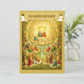 すべての聖人日の饗宴の日パーティーお祝い 招待状 (スタンド正面)