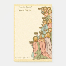 すべての聖人(RLS 19、右詳細) 4"x6" ポストイット