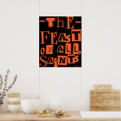 すべての聖徒の饗宴すべての聖者の手廊 ポスター (キッチン)