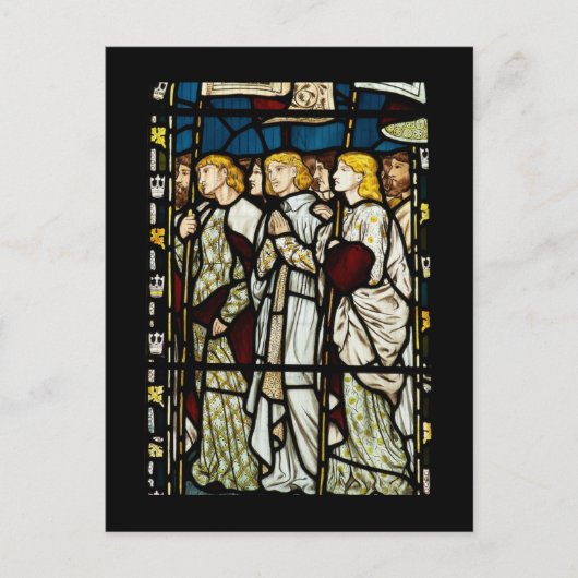 すべての聖徒ウィリアム・モリスデザイン ポストカード (正面)