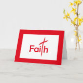 すべての聖者の日の十字架信仰 カード (黄色い花)