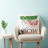 すべての膝がローマ人に弓を引く14:11 クッション (椅子)