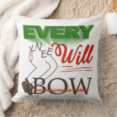 すべての膝がローマ人に弓を引く14:11 クッション (ブランケット)