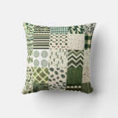 すべての自然グリーンチートキルトパターン2025 クッション (裏面)