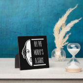 すべての舞台は世界だ - シェイクスピアの名言 劇作家 フォトプラーク (インサイチュ)