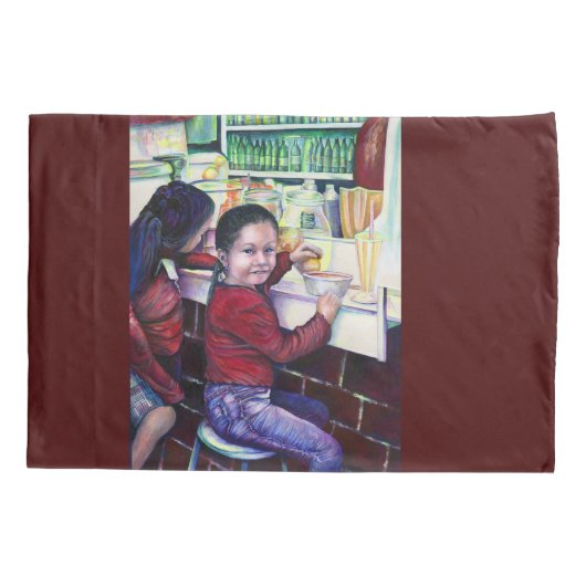 すべての良い女の子はアイスクリームをもらう 枕カバー (裏面)