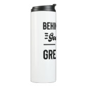 すべての良い子の背後に素晴らしパパの父の日 タンブラー (回転左)