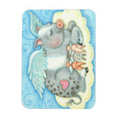 すべての良い子豚は天国磁石に行く マグネット (縦)