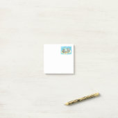 すべての良い子豚天国、かわいい豚の天使に行く ポストイット (デスク上)