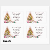 すべての良い完全なギフトJames 1:17,クリスマス 長方形シール (シート)