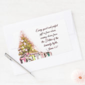 すべての良い完全なギフトJames 1:17,クリスマス 長方形シール (封筒)