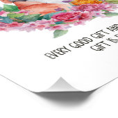 すべての良い完全な贈り物,聖なる書物、 経典ヤコブ1:17 フォトプリント (角)