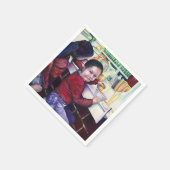 すべての良い小さな女の子は、メキシコのアイスクリームを手に入れる スタンダードカクテルナプキン (角)