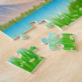 すべての良い愛の鳥の山の自然、6歳になる ジグソーパズル (側面)