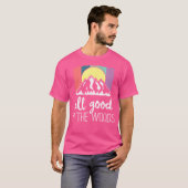 すべての良い森の屋外ハイキングキャンピングナット Tシャツ (正面フル)