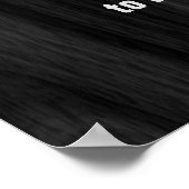 すべての良い行うやる気を起こさせる引用文グレイ木材 ポスター (角)