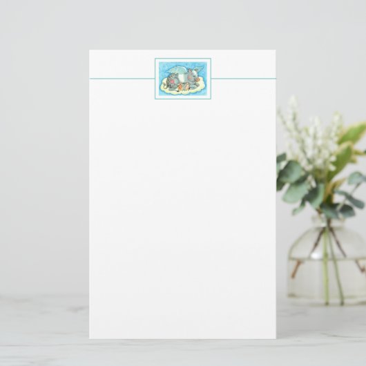 すべての良い豚の天国、天使の家族に行く 便箋 (スタンド正面)