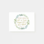 『すべての良い贈り物&すべての完璧な贈り物は上から ポストイット (正面)