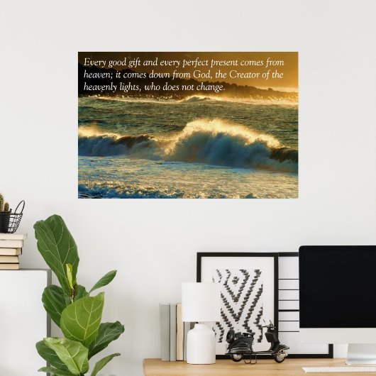 すべての良い贈り物 ポスター (ホームオフィス)