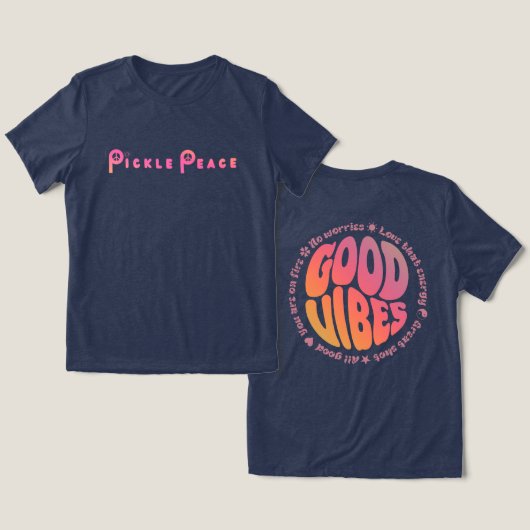 すべての良い雰囲気 トライブレンドＴシャツ (デザイン正面&裏面)