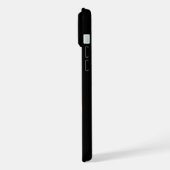 すべての色でがんと闘う 虹の蝶 iPhoneケース (左側面)