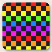 すべての色のコースタ市松模様にー コースター (正面)