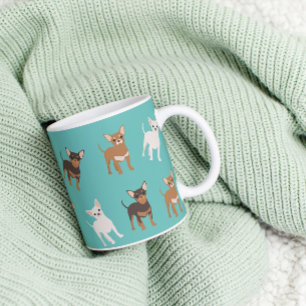 すべての色のチワワ犬種 コーヒーマグカップ