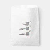 すべての色の宝石で作られたチャイシンボル フェイバーバッグ (正面)