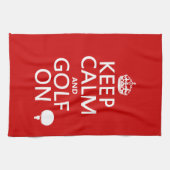 すべての色の平静およびゴルフオン利用できる保って下さい キッチンタオル (横)