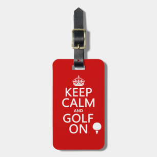 すべての色の平静およびゴルフオン利用できる保って下さい ラゲッジタグ