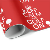 すべての色の平静およびゴルフオン利用できる保って下さい ラッピングペーパー (ロールコーナー)